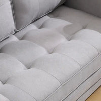Canapé Futon Rembourré Oaks Aura avec Canapé-Lit Escamotable, Choix Multicolore, Causeuse Capitonnée Pliable avec Porte-Gobelet