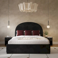 Lit King Size en velours Marlow