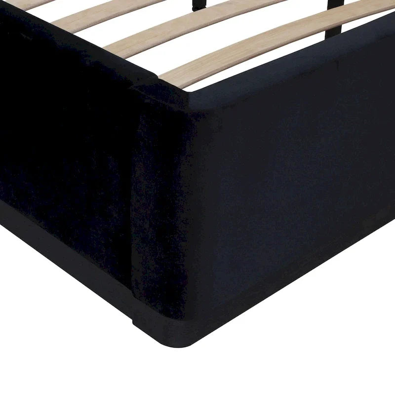 Lit King Size en velours Marlow