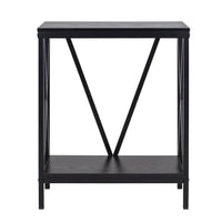 Meuble pour aquarium Aquatic Fundamentals de 20 gallons en acier noir avec cadre en X