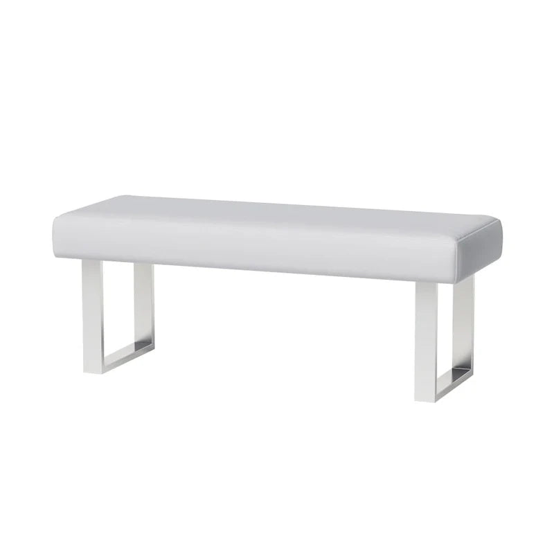 Banc de salle à manger Somette Leah Blanc - Banc de salle à manger