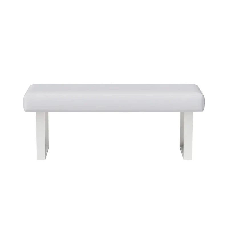 Banc de salle à manger Somette Leah Blanc - Banc de salle à manger