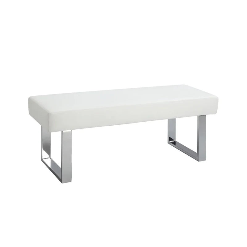 Banc de salle à manger Somette Leah Blanc - Banc de salle à manger