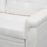 Canapé sectionnel réversible avec lit escamotable, méridienne de rangement dissimulée, pieds durables,