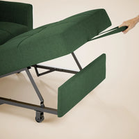 Canapé-lit réglable 3 en 1, fauteuil-canapé escamotable, lit pliant convertible pour salon