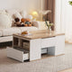 Table - Blanc/Bois Clair
