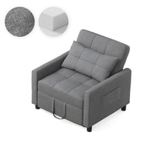Canapé-lit réglable 3 en 1, fauteuil-canapé escamotable, lit pliant convertible pour salon