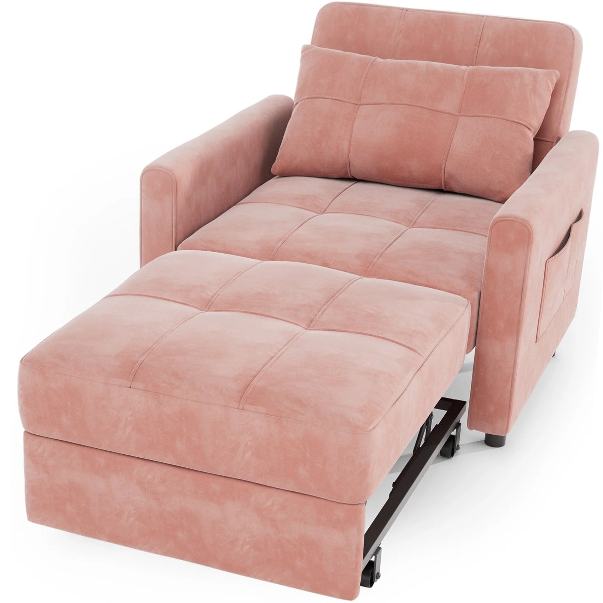 Canapé-lit réglable 3 en 1, fauteuil-canapé escamotable, lit pliant convertible pour salon