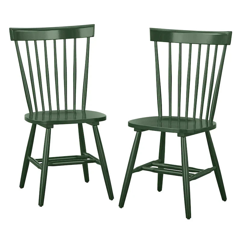 Chaises de salle à manger à barreaux en bois massif Venice Simple Living (Lot de 2)