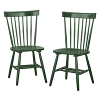 Chaises de salle à manger à barreaux en bois massif Venice Simple Living (Lot de 2)