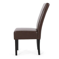 Chaises de salle à manger tapissées à motifs Pertica (lot de 4) par Christopher Knight Home