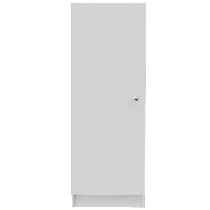 HomeRoots 47 Armoire de cuisine ou de rangement en bois blanc - 16,9' X '47,4' X '12,3