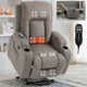 Fauteuil inclinable releveur électrique Lazy Boy, fauteuil de massage moderne à moteur unique avec chauffage lombaire, port de chargement USB, porte-gobelets