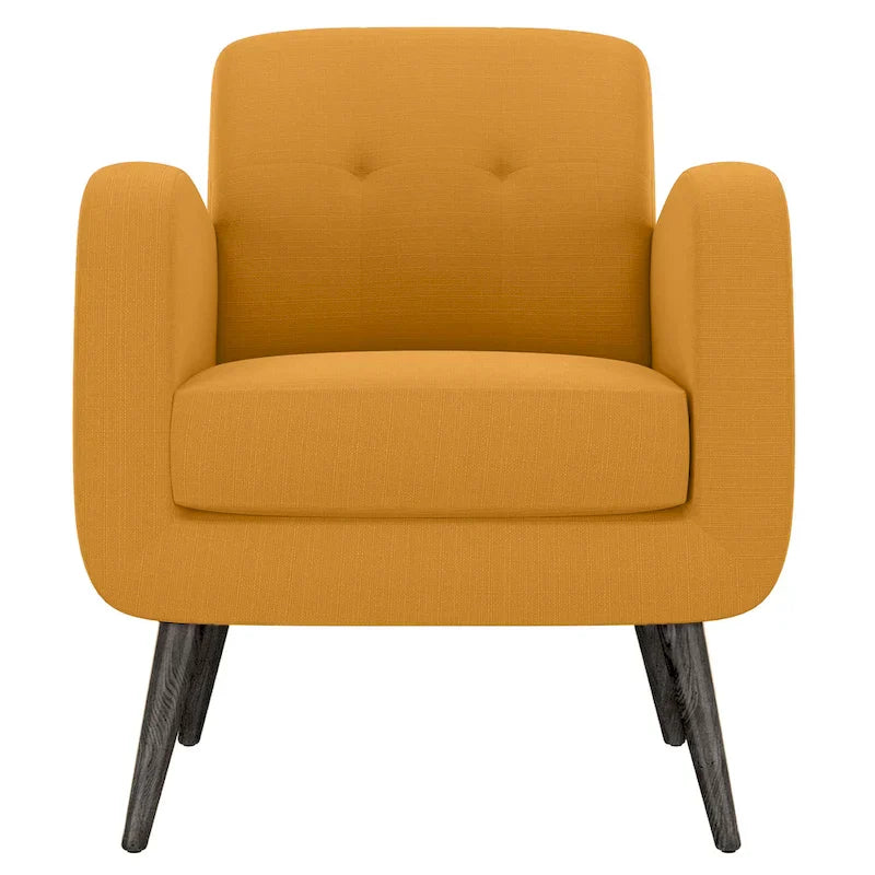 Fauteuil d'appoint mi-siècle jaune moutarde Carson Carrington Keflavik
