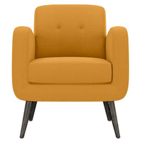Fauteuil d'appoint mi-siècle jaune moutarde Carson Carrington Keflavik