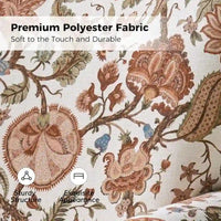 Fauteuil à bascule pivotant Georg en tissu confortable à motif floral avec accoudoirs arrondis par HULALA HOME