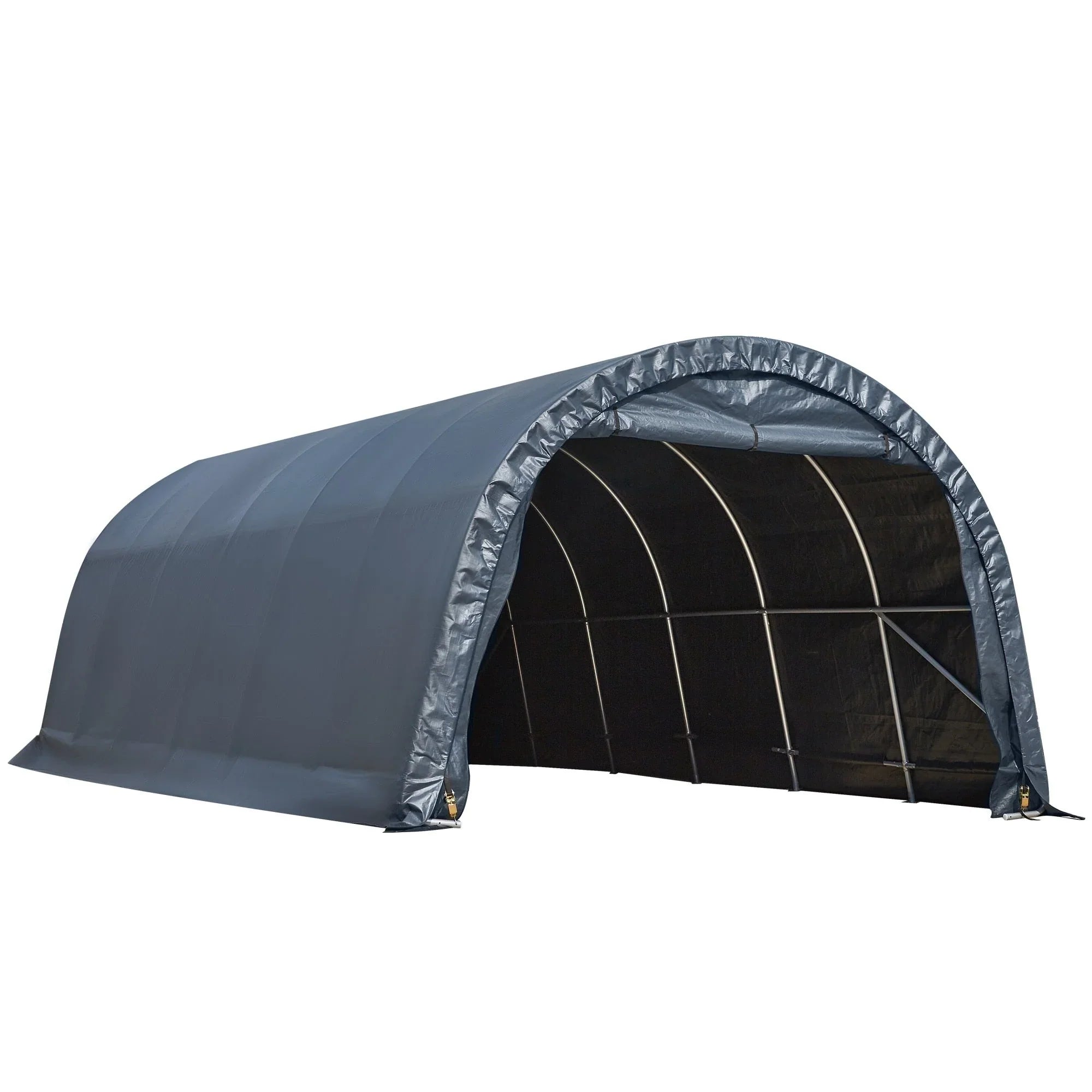 Abri de rangement extérieur et auvent carport : abri portable pour vélos, motos et rangement de jardin