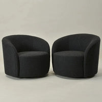 Fauteuil pivotant rembourré KINWELL de 86 cm de large (lot de 2)