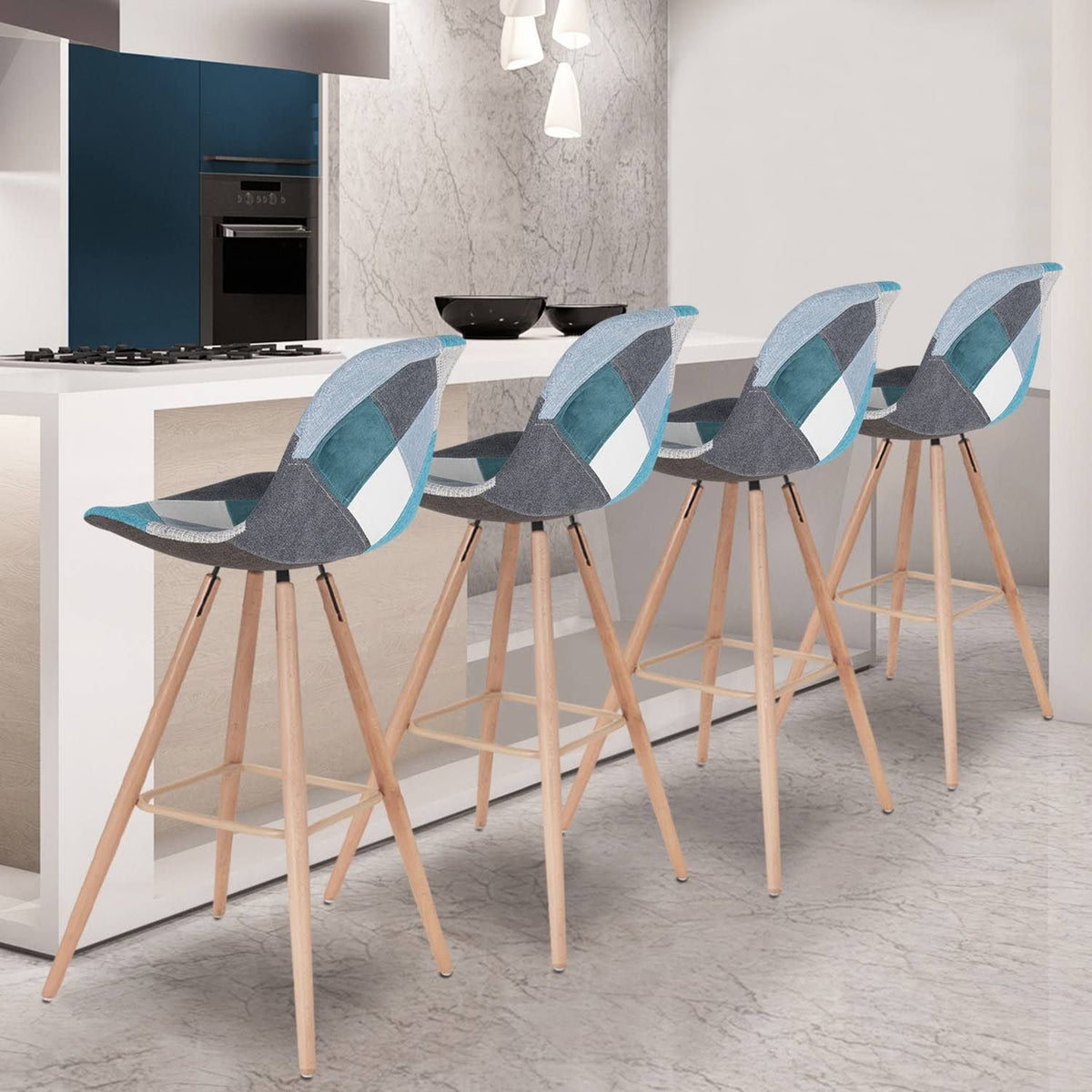 Article de maison - Bleu/Gris/Blanc
