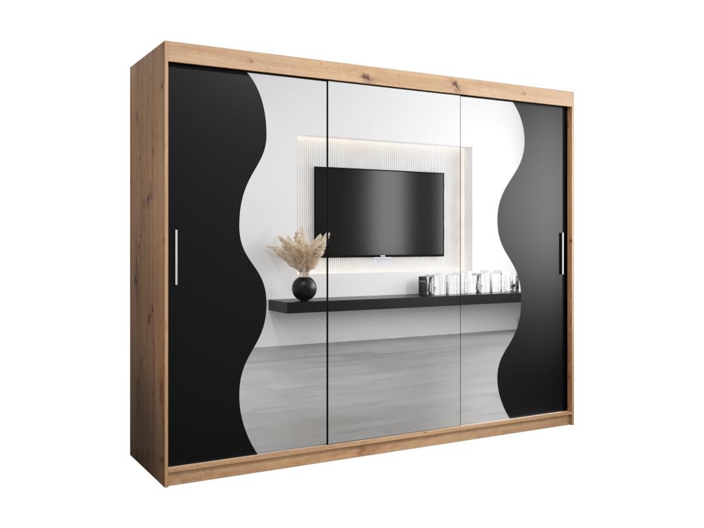 Armoire - Argent/Marron/Noir #2