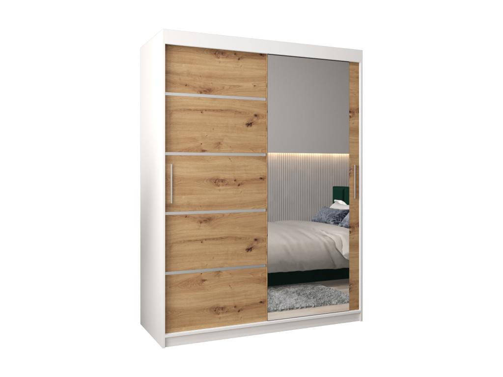 Armoire - Argent/Blanc/Marron | ArgentBlancMarron