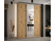 Armoire - Argent/Naturel clair