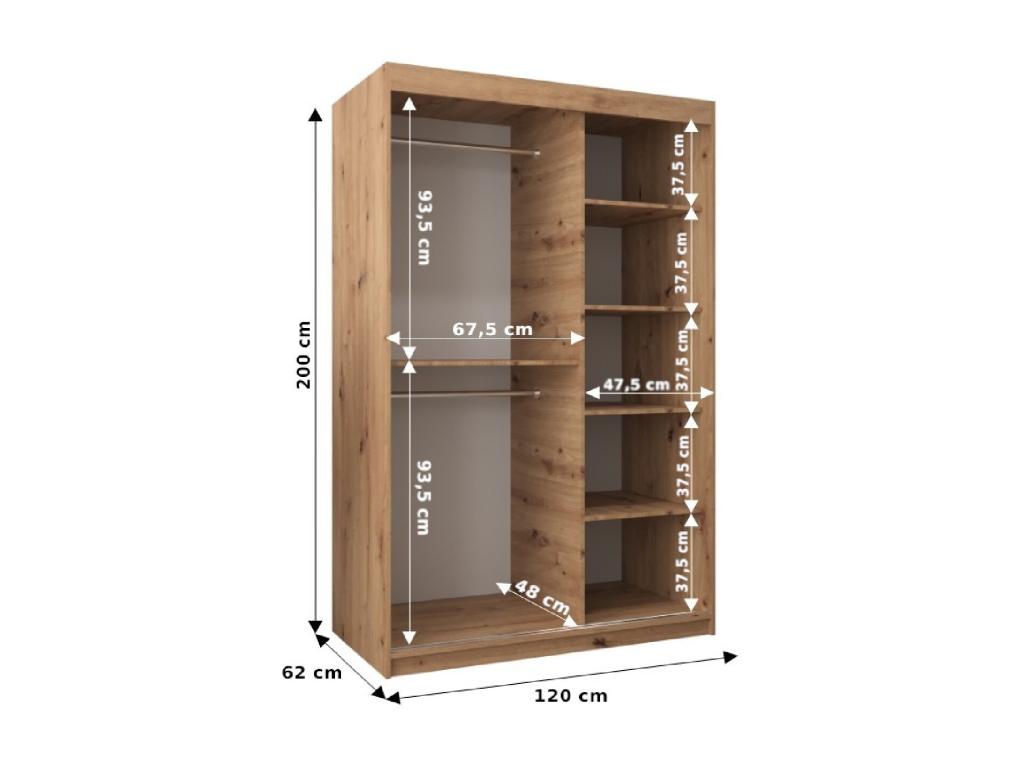 Armoire - Argent/Beige/Blanc