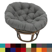 Bali Fauteuil papasan en rotin 42 pouces avec coussin en sergé