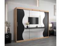 Armoire - Argent/Marron/Noir | ArgentMarronNoir