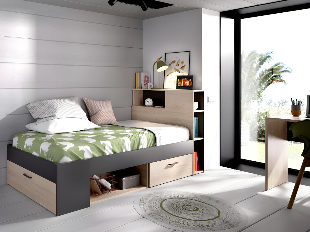 Article de maison - Naturel clair/Gris anthracite