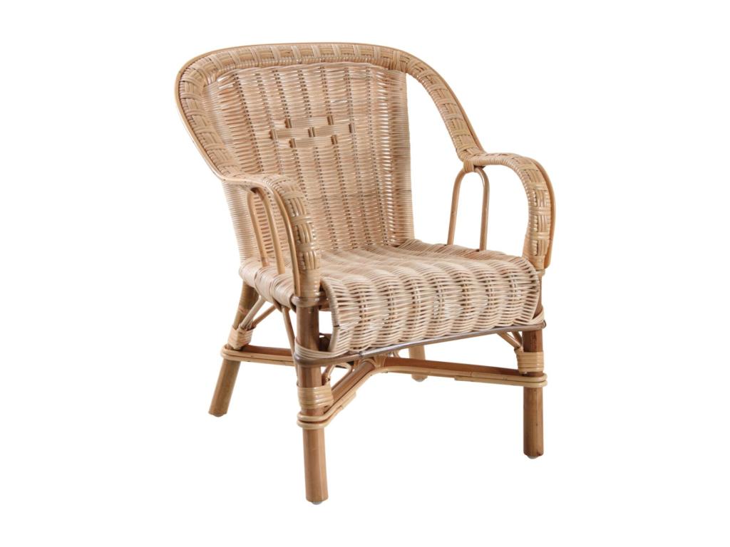 Fauteuil - Naturel fonc