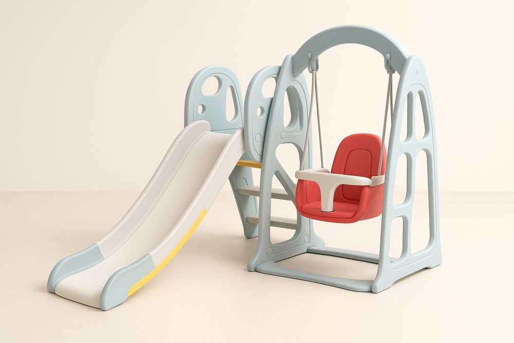 Article Maison - Bleu/Gris/Rouge