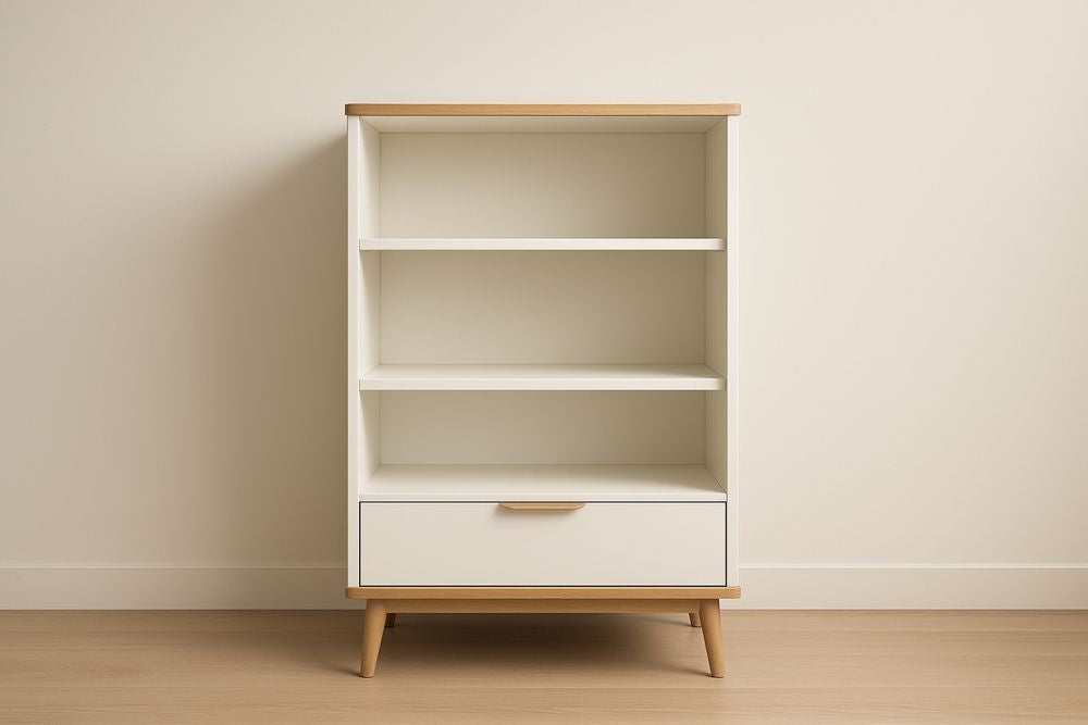 Article Maison - Blanc/Bois Naturel