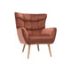Fauteuil - Marron/Bois Clair