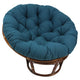 Bali Fauteuil papasan en rotin 42 pouces avec coussin en sergé