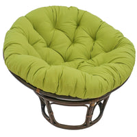 Bali Fauteuil papasan en rotin 42 pouces avec coussin en sergé