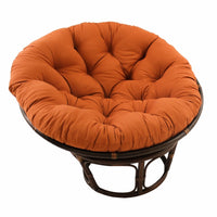 Bali Fauteuil papasan en rotin 42 pouces avec coussin en sergé