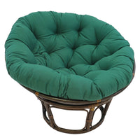 Bali Fauteuil papasan en rotin 42 pouces avec coussin en sergé