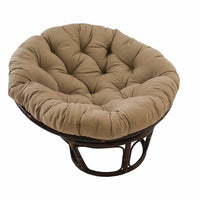 Bali Fauteuil papasan en rotin 42 pouces avec coussin en sergé