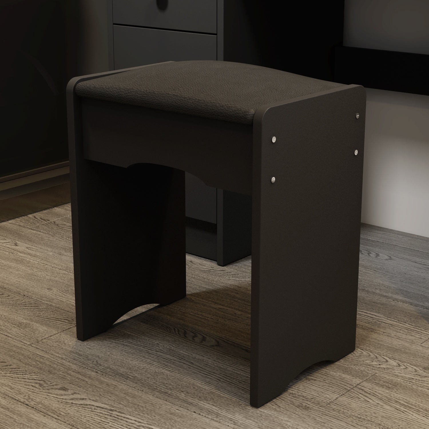 Ensemble coiffeuse table de maquillage avec miroir à écran tactile & tabouret