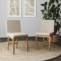 Gracie Tabouret de bar moderne, chaise rembourrée en bouclette et pieds en bois brossé