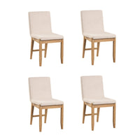 Gracie Tabouret de bar moderne, chaise rembourrée en bouclette et pieds en bois brossé