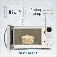 Nostalgia Retro Four micro-ondes de comptoir 0.9 pied cube