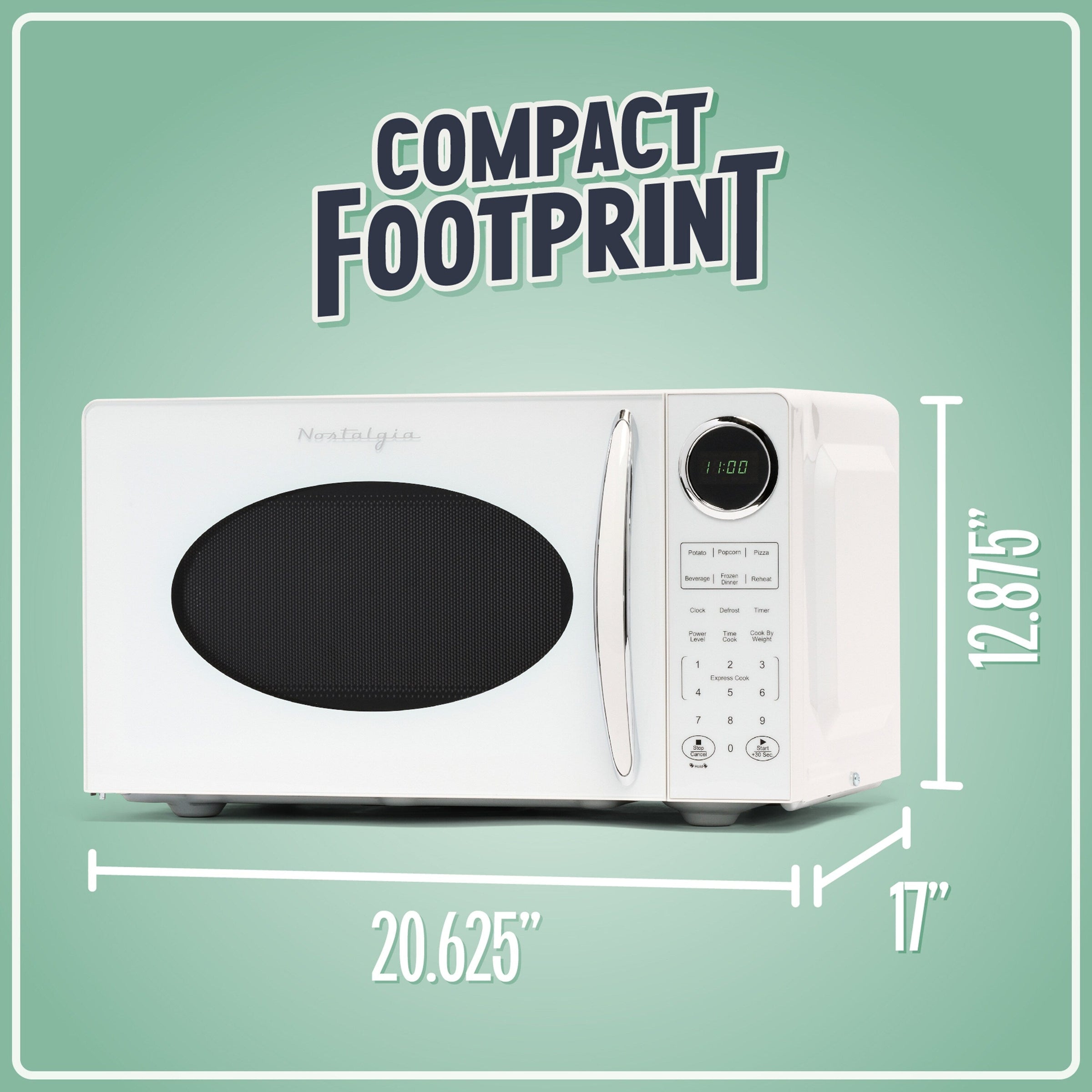 Nostalgia Retro Four micro-ondes de comptoir 0.9 pied cube