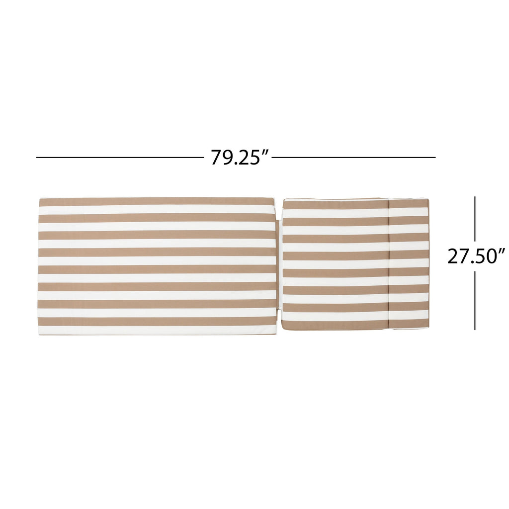 Salem Ensemble de coussins d'extérieur pour méridienne - coussins uniquement (lot de 2) par Christopher Knight Home - 79.25L x 27.50l x 1.50H