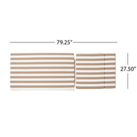 Salem Ensemble de coussins d'extérieur pour méridienne - coussins uniquement (lot de 2) par Christopher Knight Home - 79.25L x 27.50l x 1.50H
