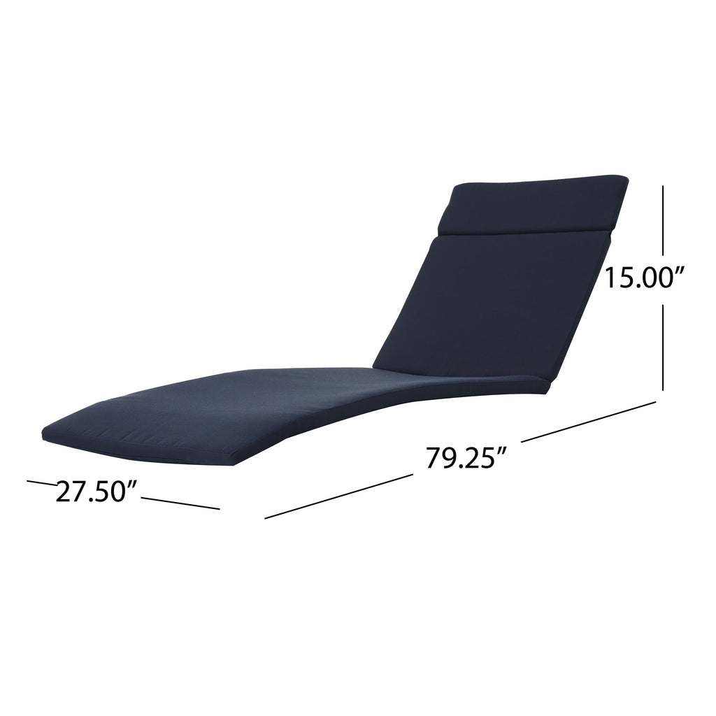 Salem Ensemble de coussins d'extérieur pour méridienne - coussins uniquement (lot de 2) par Christopher Knight Home - 79.25L x 27.50l x 1.50H