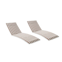 Salem Ensemble de coussins d'extérieur pour méridienne - coussins uniquement (lot de 2) par Christopher Knight Home - 79.25L x 27.50l x 1.50H