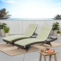 Salem Ensemble de coussins d'extérieur pour méridienne - coussins uniquement (lot de 2) par Christopher Knight Home - 79.25L x 27.50l x 1.50H