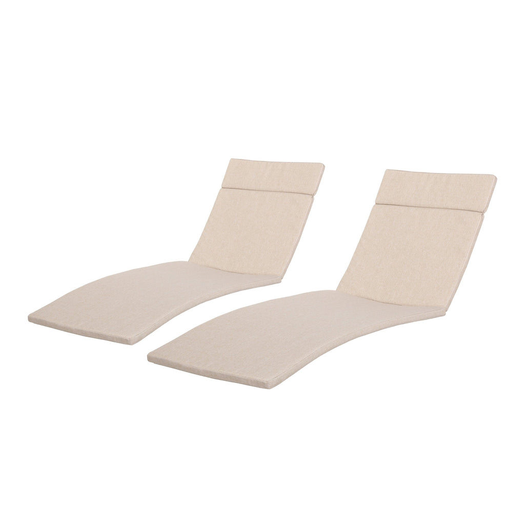 Salem Ensemble de coussins d'extérieur pour méridienne - coussins uniquement (lot de 2) par Christopher Knight Home - 79.25L x 27.50l x 1.50H